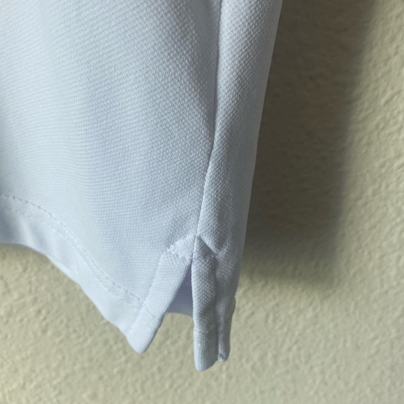 J.McLaughlin Men’s Short Sleeve Peak Performance White Polo Shirt Size Large - Picture 11 of 14